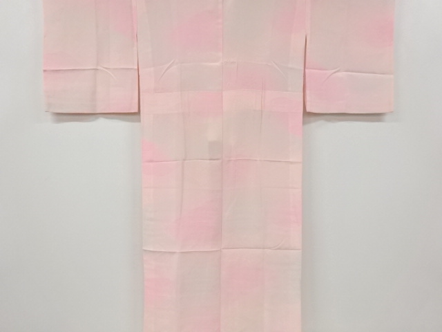 リサイクル　荒波模様単衣長襦袢